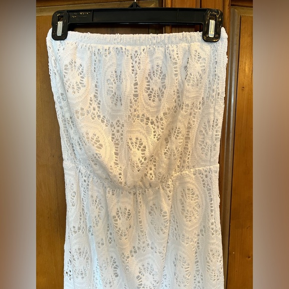 White Strapless Lilly Pulitzer Emmett Maxi Dress - Picture 5 of 6